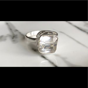 Ring Kunzite & Sterling Silver Ring sz 8.5